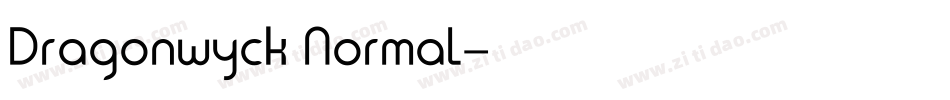 Dragonwyck Normal字体转换